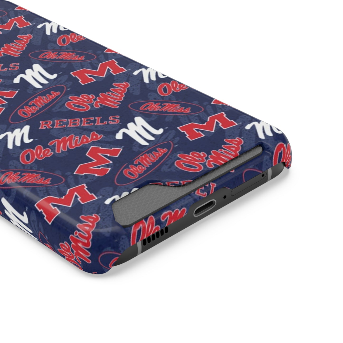 Ole Miss Phone Case With Card Holder