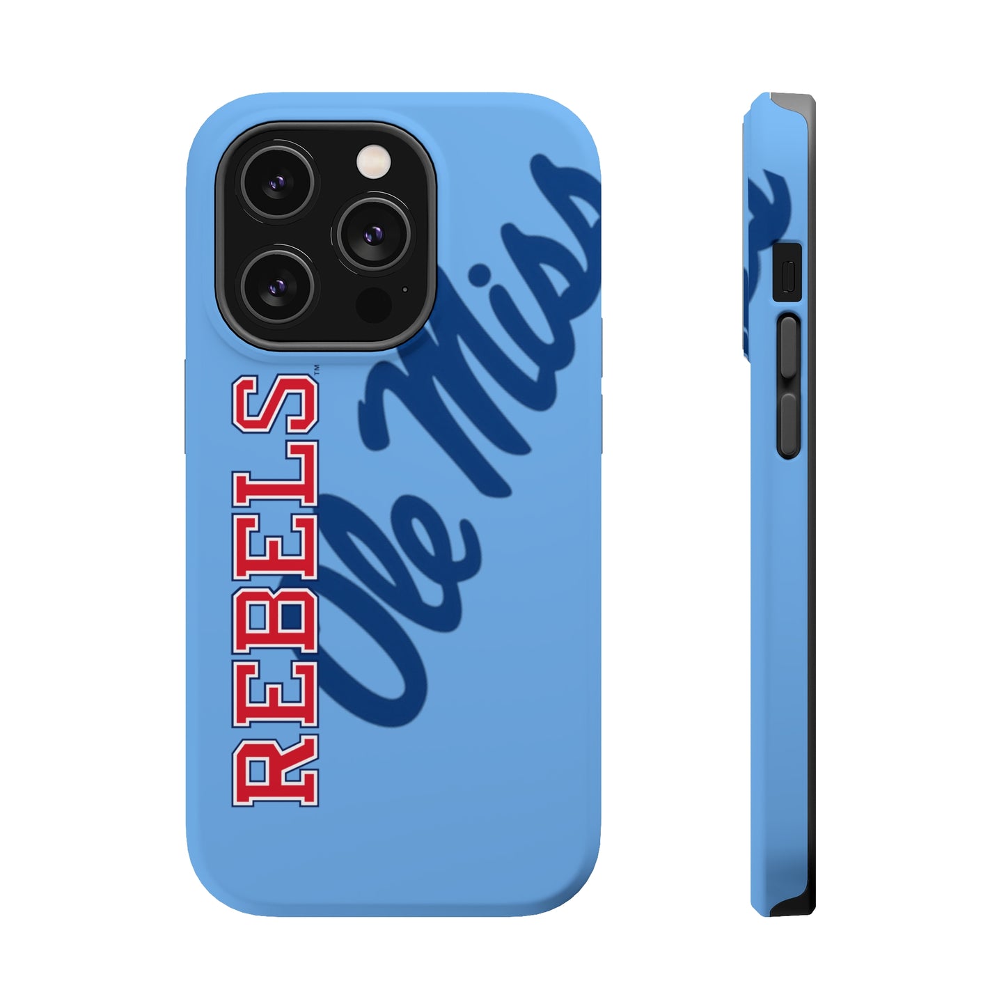 Ole Miss Rebels Iphone 14 MagSafe Tough Case (Blue)