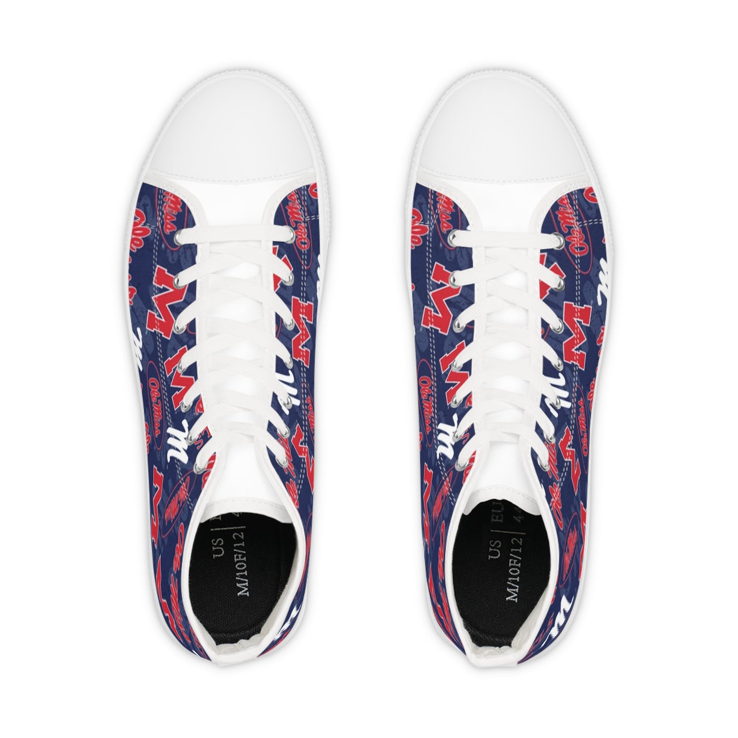 Ole Miss Men's High Top Sneakers