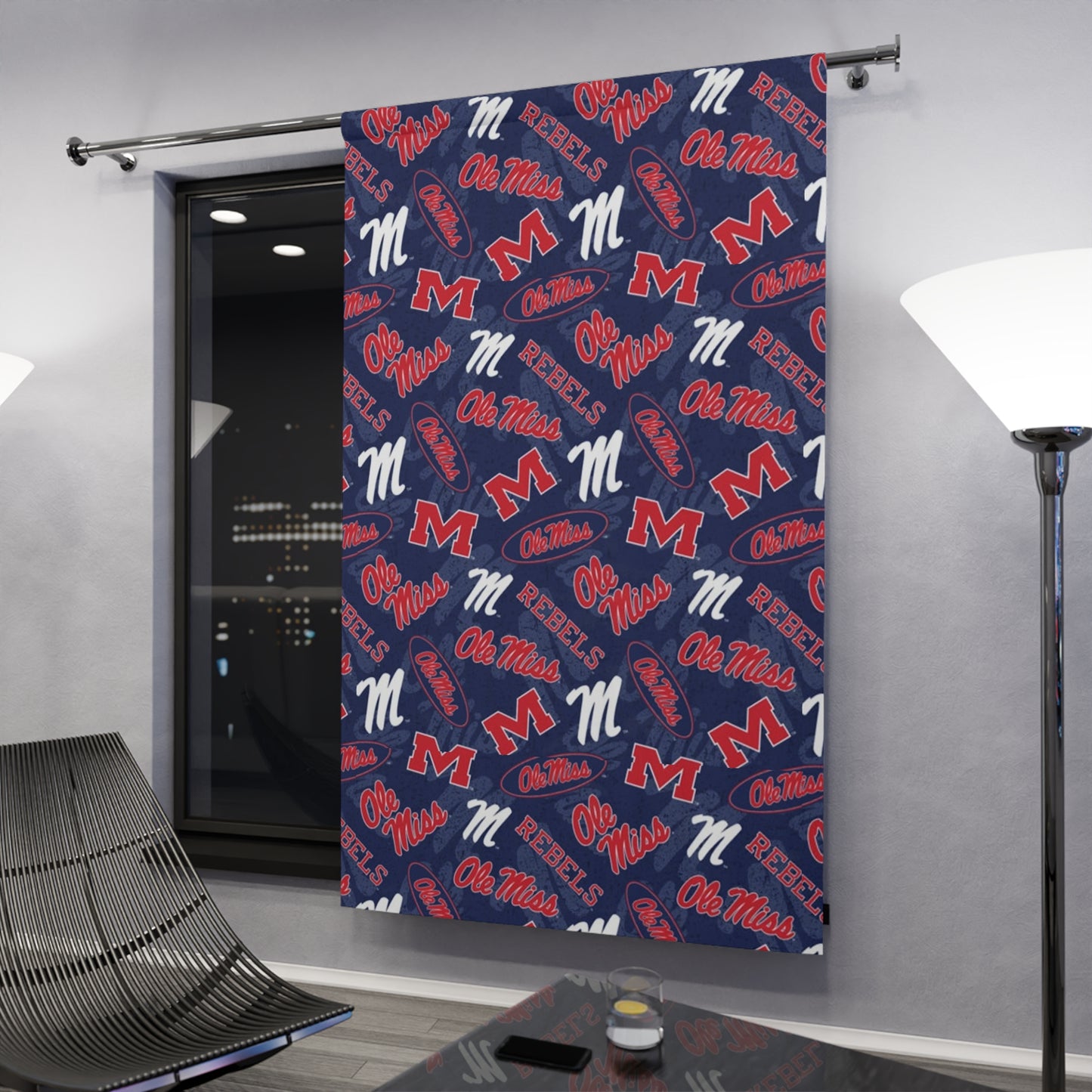 Ole Miss Window Curtains (1 Piece)