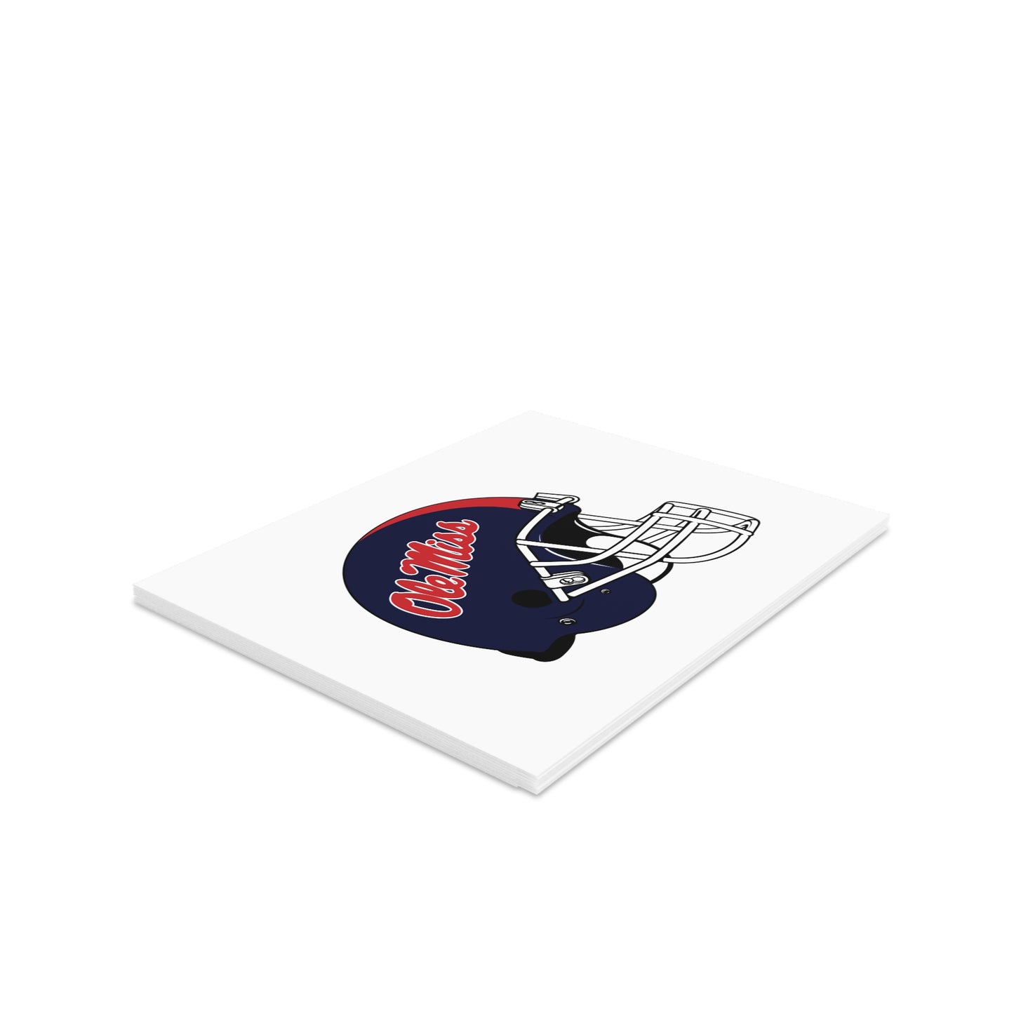 Ole Miss Football Helmet Greeting cards (8, 16, and 24 pcs)