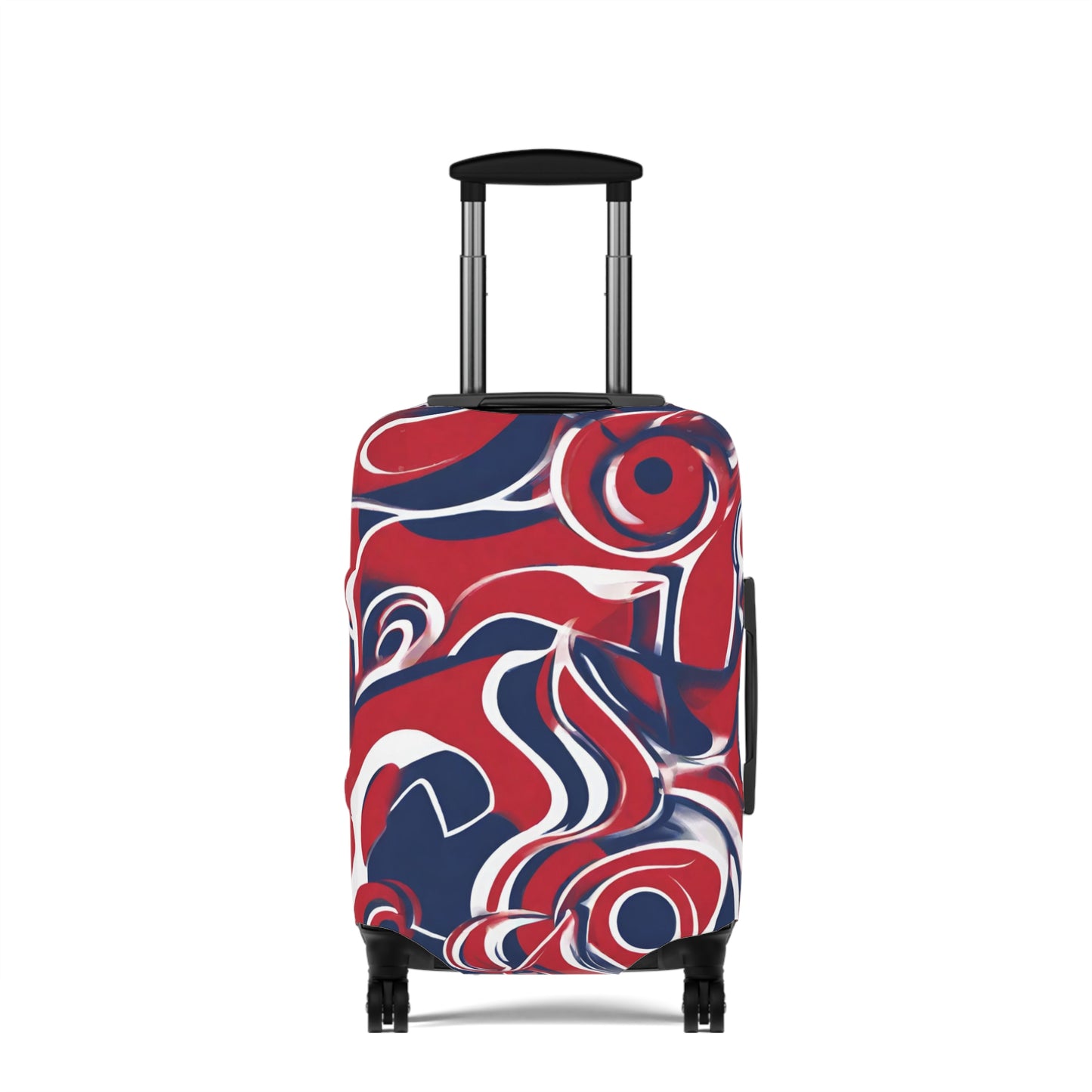 Red, White & Blue Abstract Suitcase/Luggage