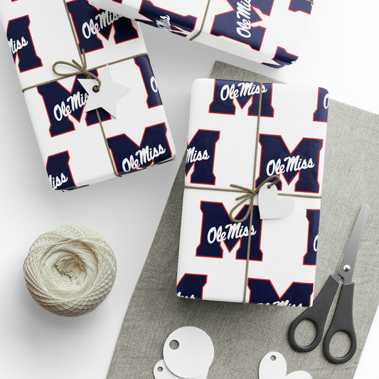 UM "M" Wrapping Paper