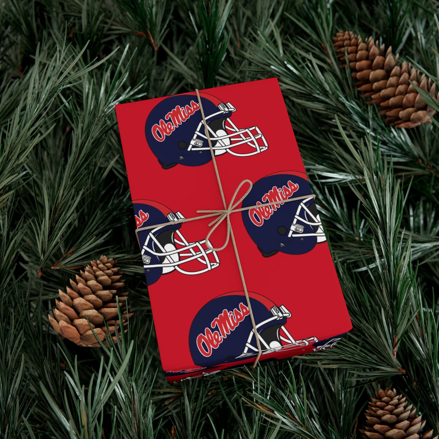 Ole Miss Football Gift Wrap Papers