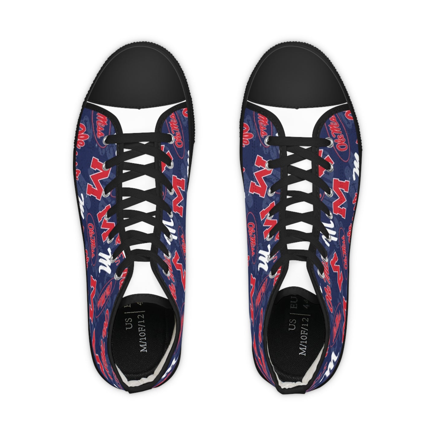 Ole Miss Men's High Top Sneakers