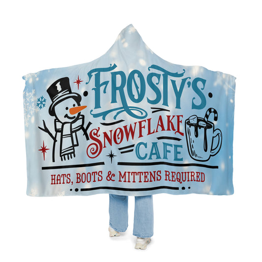 Frosty's Snowflake Cafe Snuggle Blanket