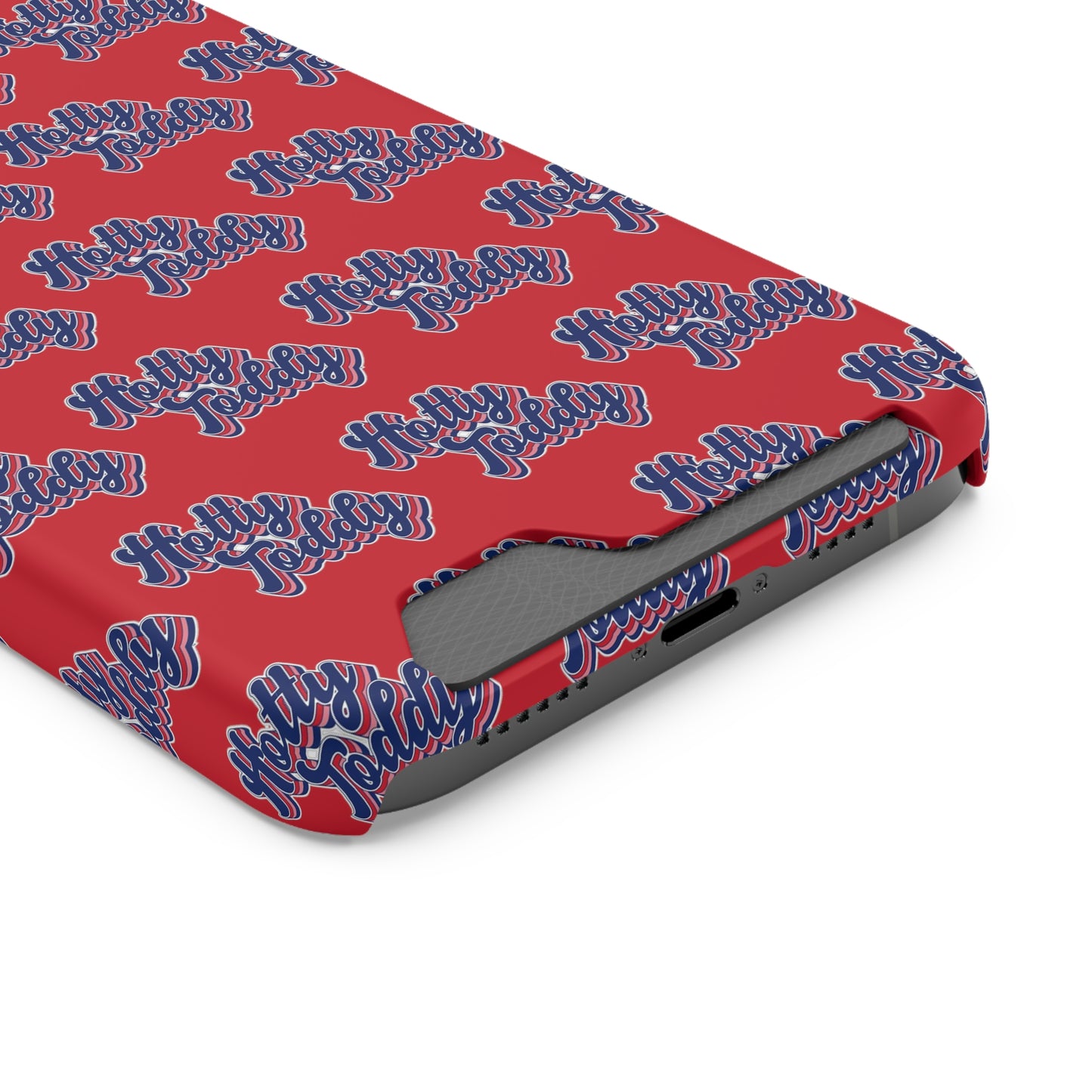 iPhone and Samsung Hotty Toddy (RED) Phone Case With Card Holder