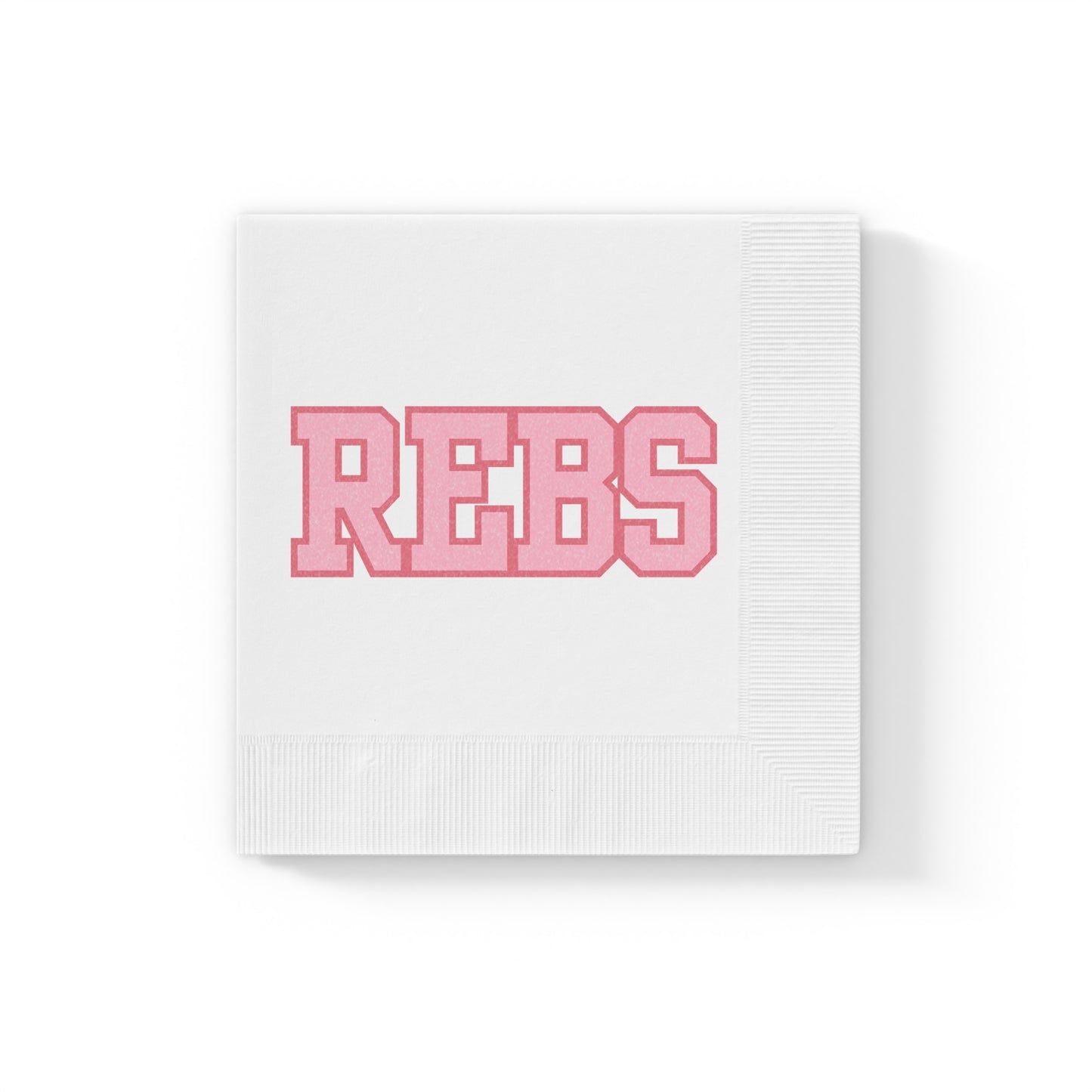 REBS White Coined Napkins