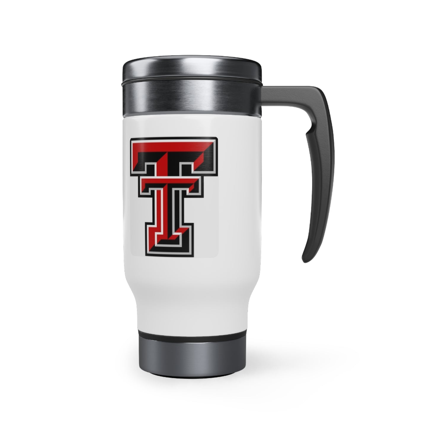 Texas Tech Stainless Steel Travel Mug with Handle, 14oz