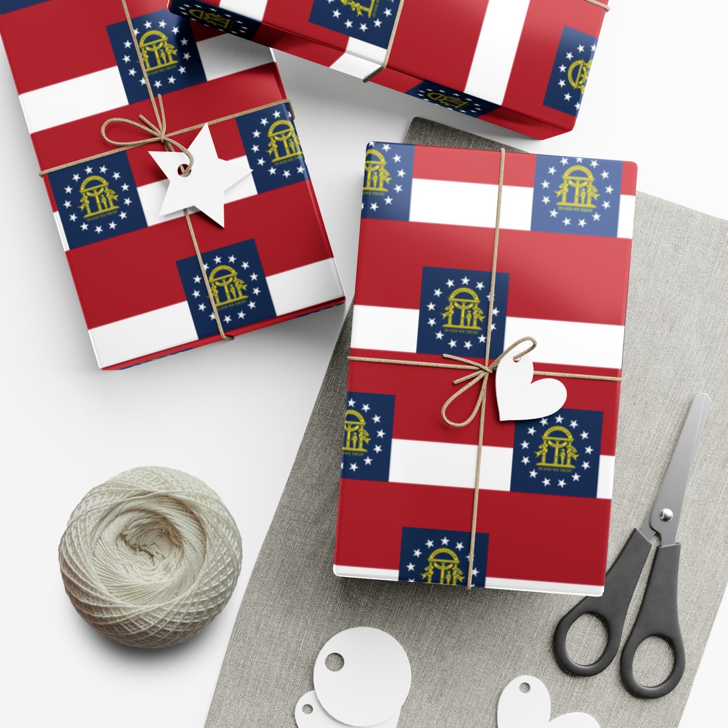 Georgia Flag Gift Wrap Papers