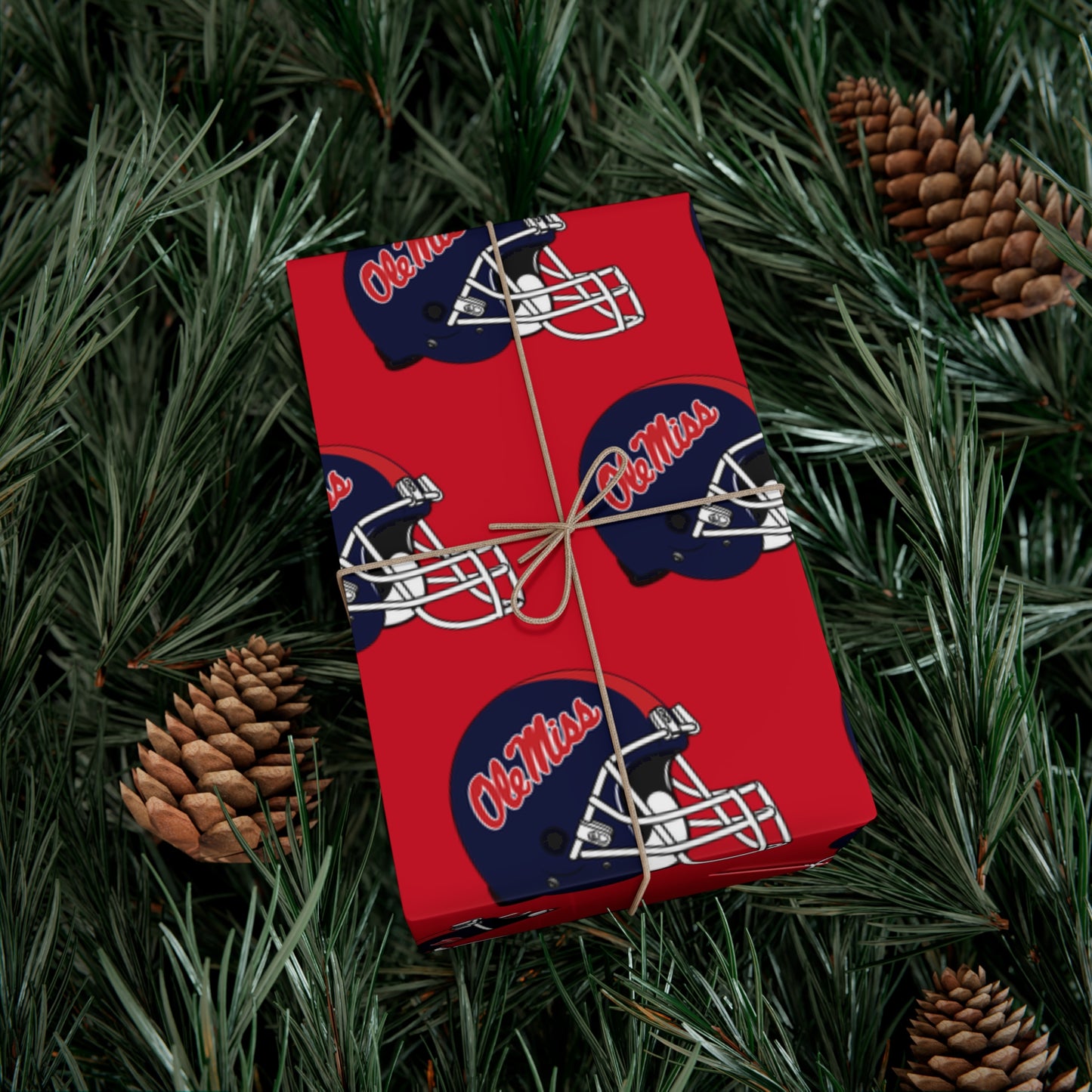 Ole Miss Football Gift Wrap Papers