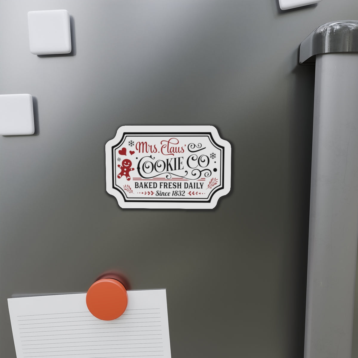 Mrs. Clause Cookie Comany Die-Cut Magnets