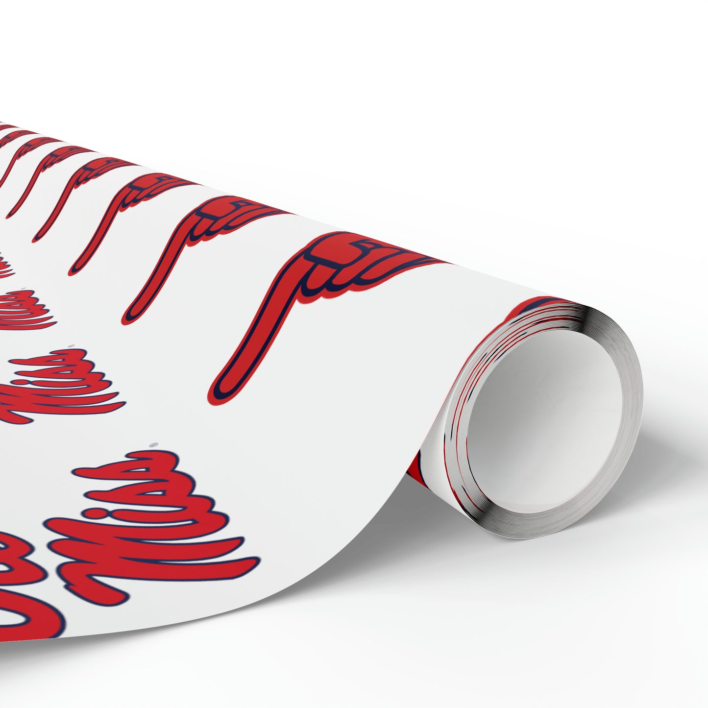 Ole Miss #1 (White) Wrapping Papers