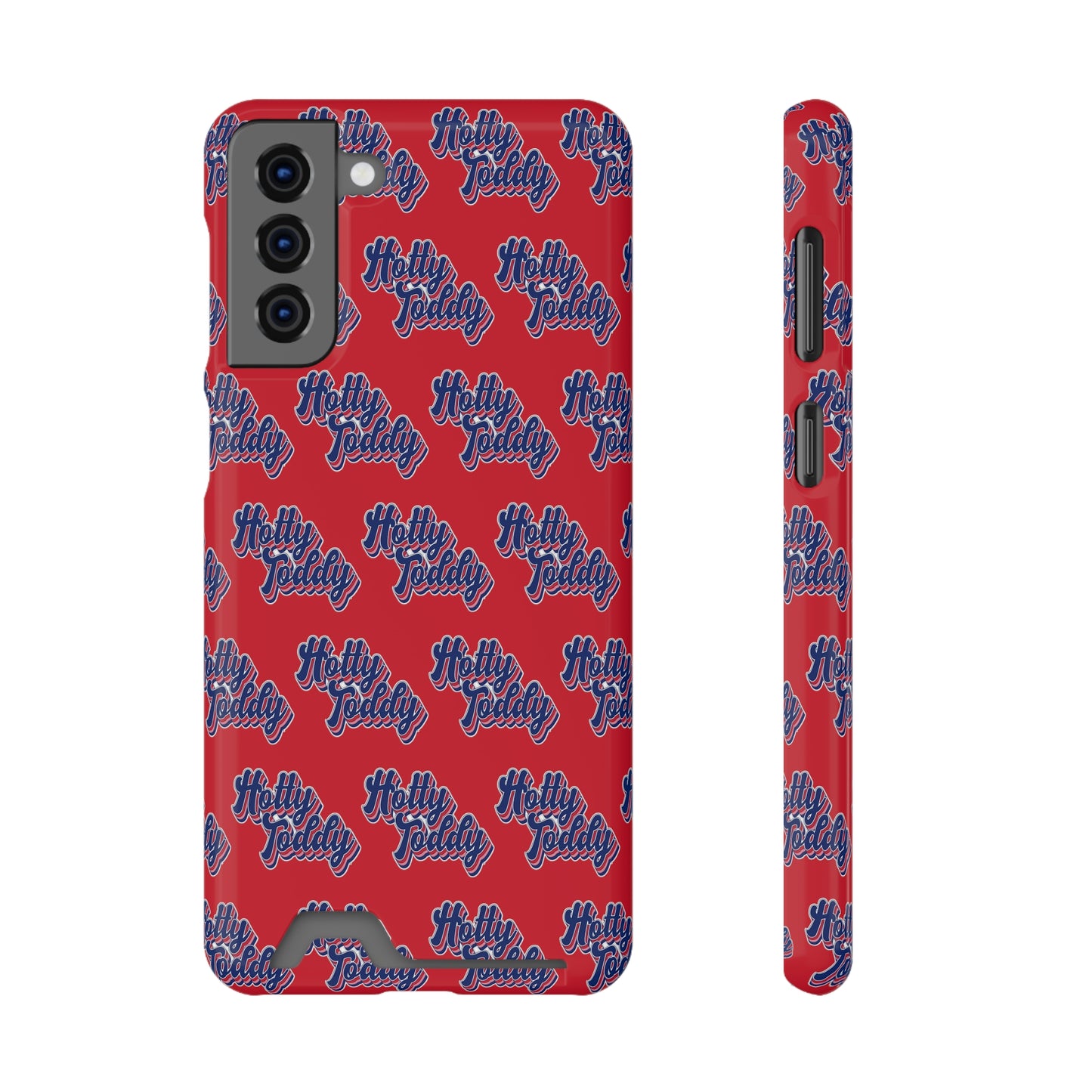 iPhone and Samsung Hotty Toddy (RED) Phone Case With Card Holder