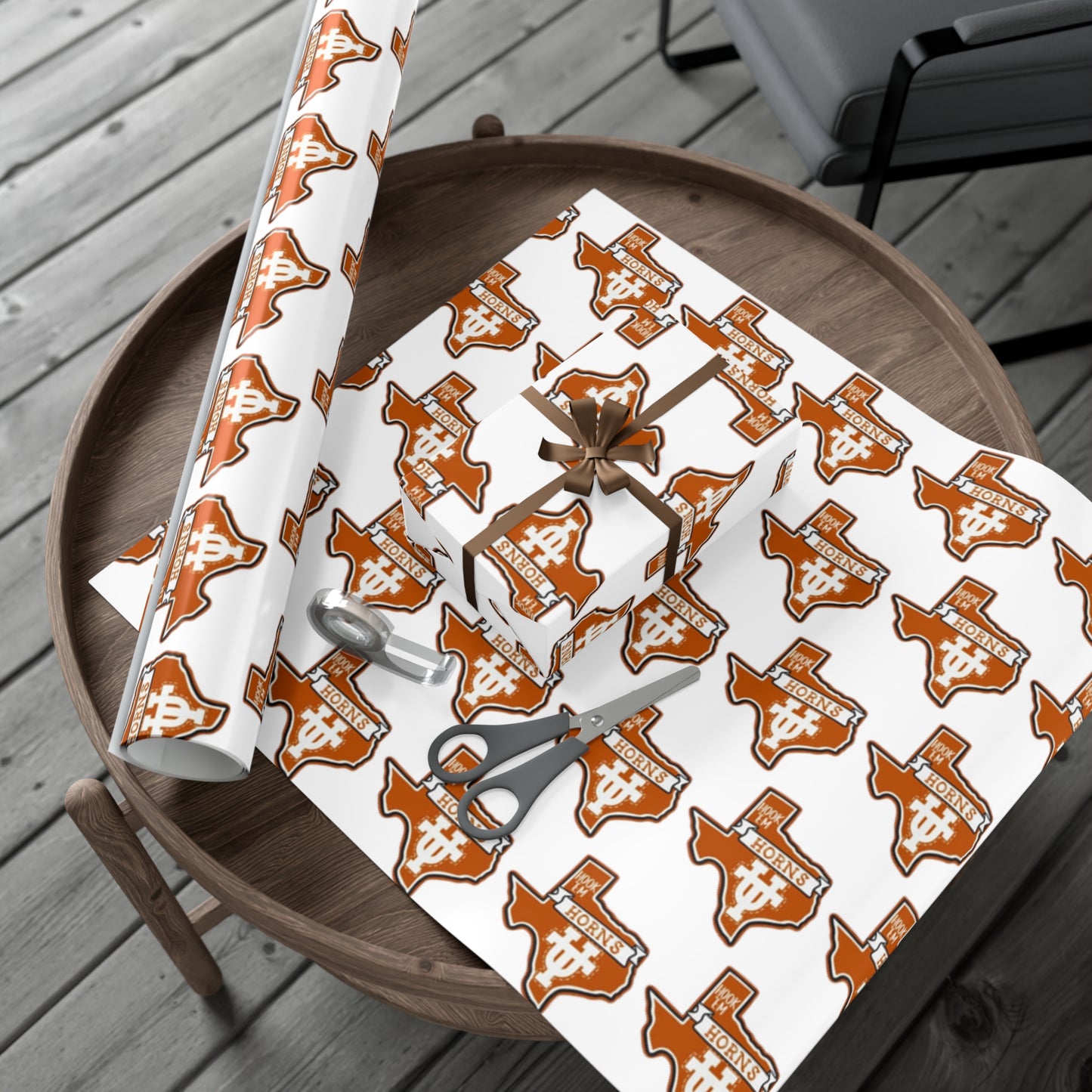 Hook em Horns UT Gift Wrap Papers