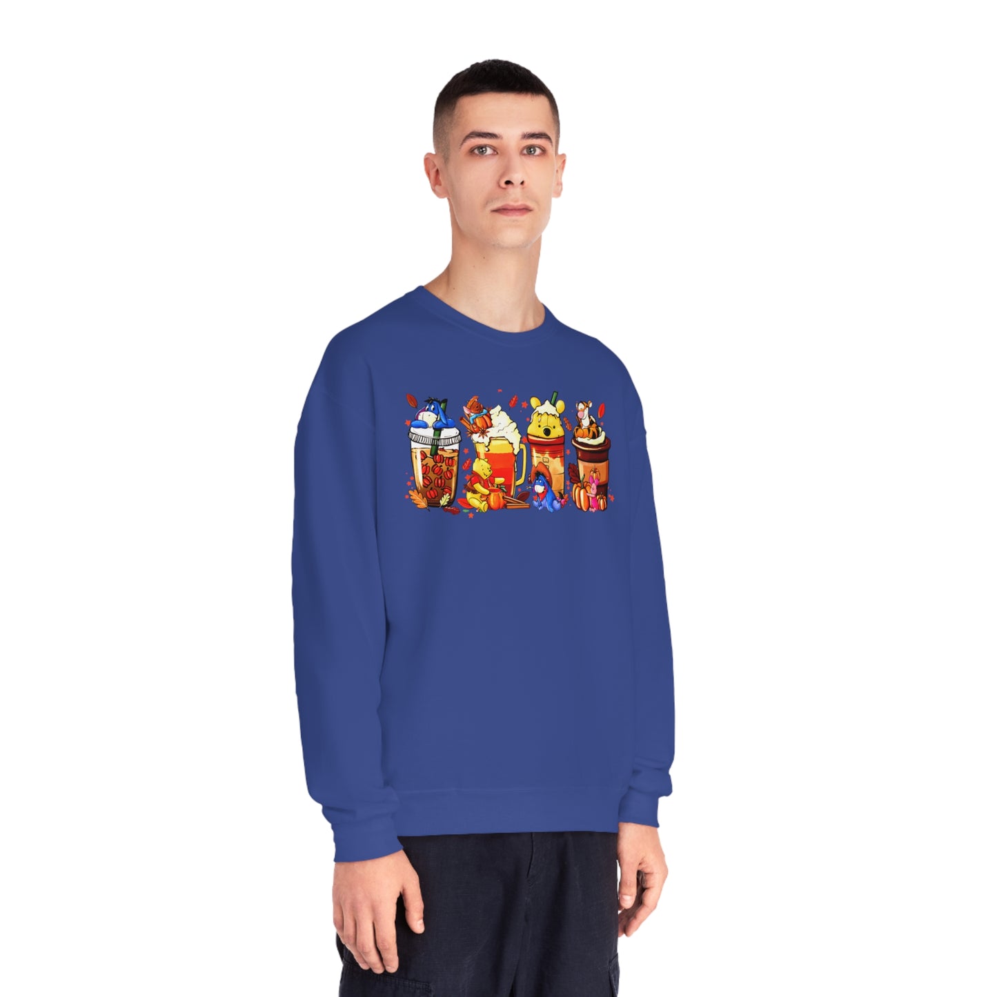Pooh Bear Latte Unisex NuBlend® Crewneck Sweatshirt