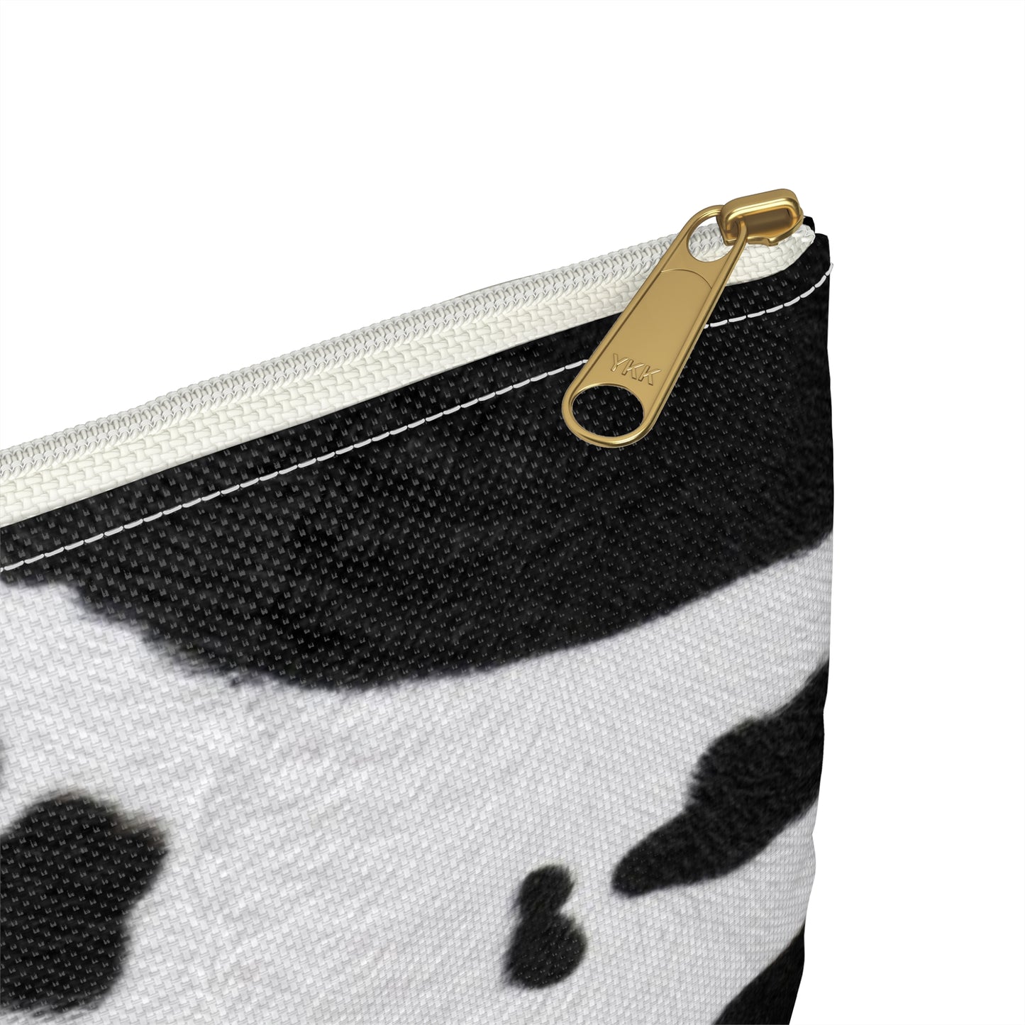 Cow Print Accessory Pouch