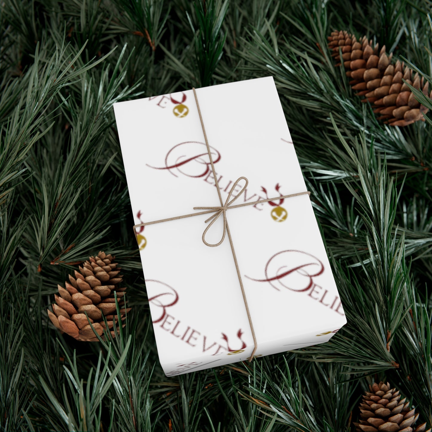 Believe Gift Wrap Papers (WHITE)