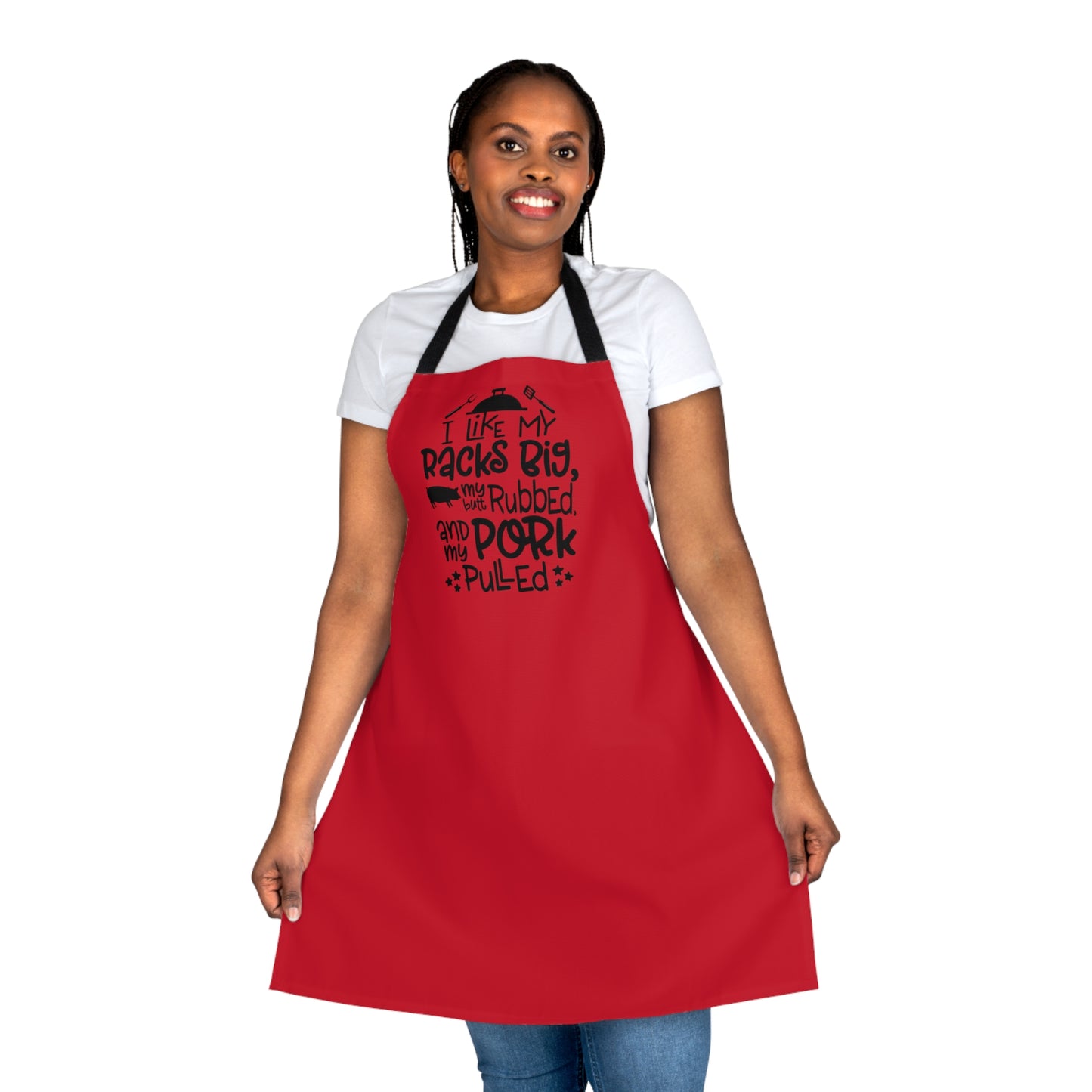 I Like My Racks Big Apron (AOP)