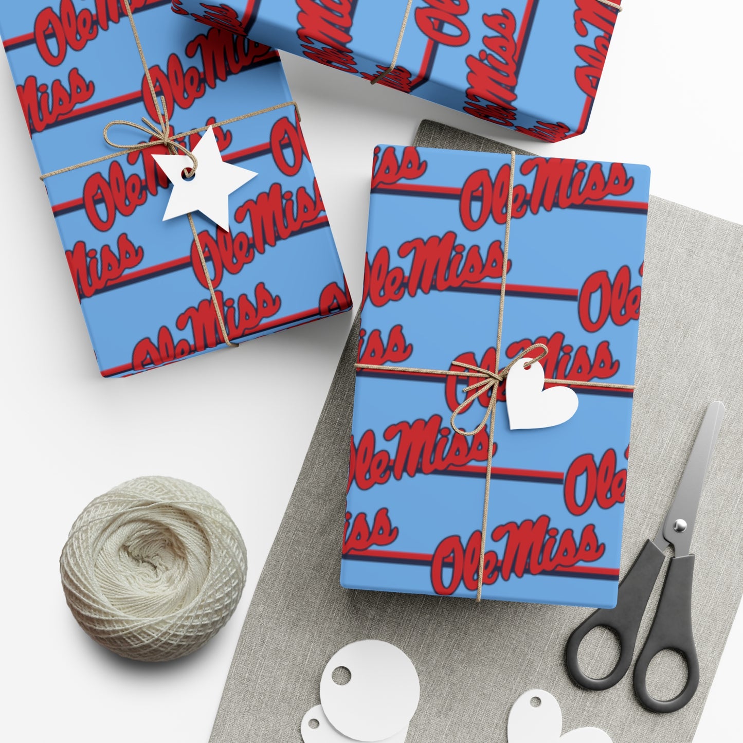 Ole Miss Gift Wrap Papers