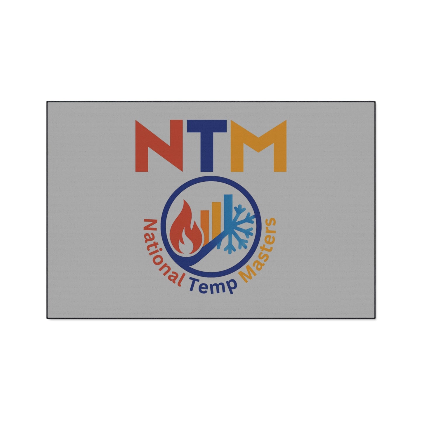 Custom Heavy Duty Floor Mat - Ideal for Homes, Offices, Events, National Temp Masters Logo, Entrance Mat, Durable & Easy to Clean