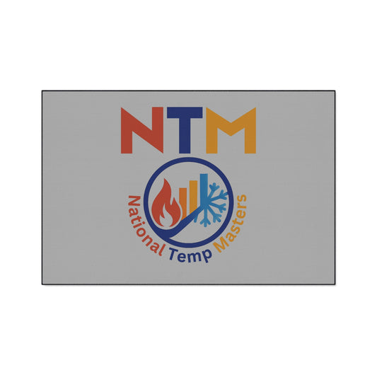 Custom Heavy Duty Floor Mat - Ideal for Homes, Offices, Events, National Temp Masters Logo, Entrance Mat, Durable & Easy to Clean