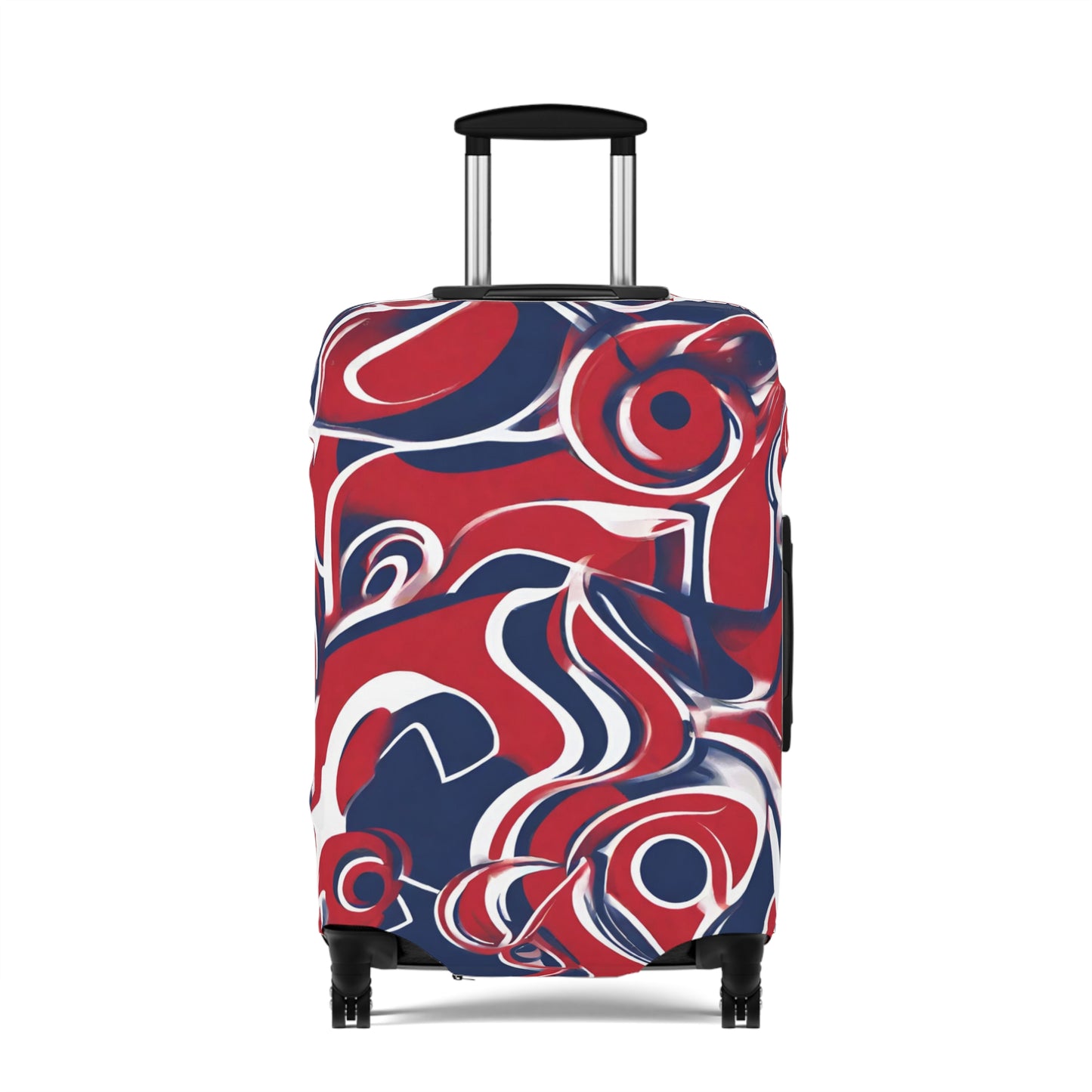 Red, White & Blue Abstract Suitcase/Luggage