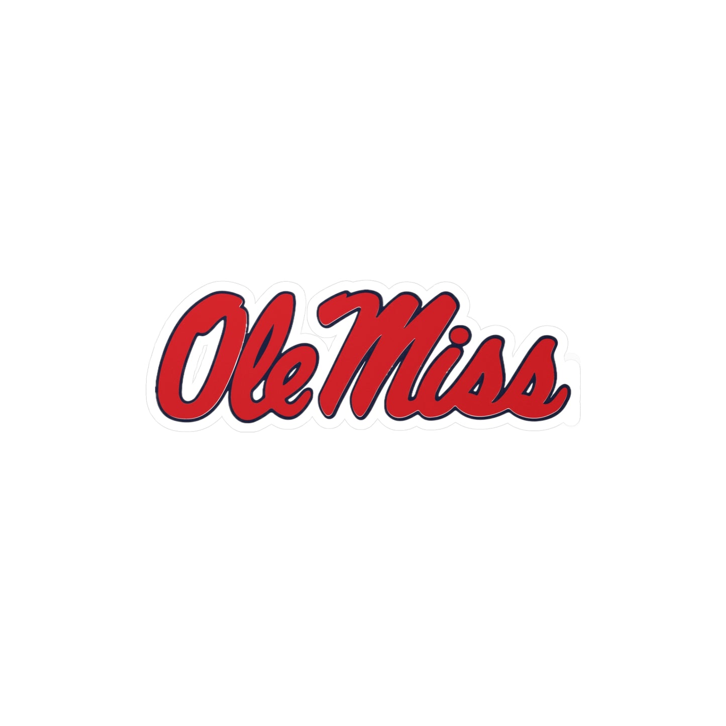 Ole Miss Kiss-Cut Vinyl Decals