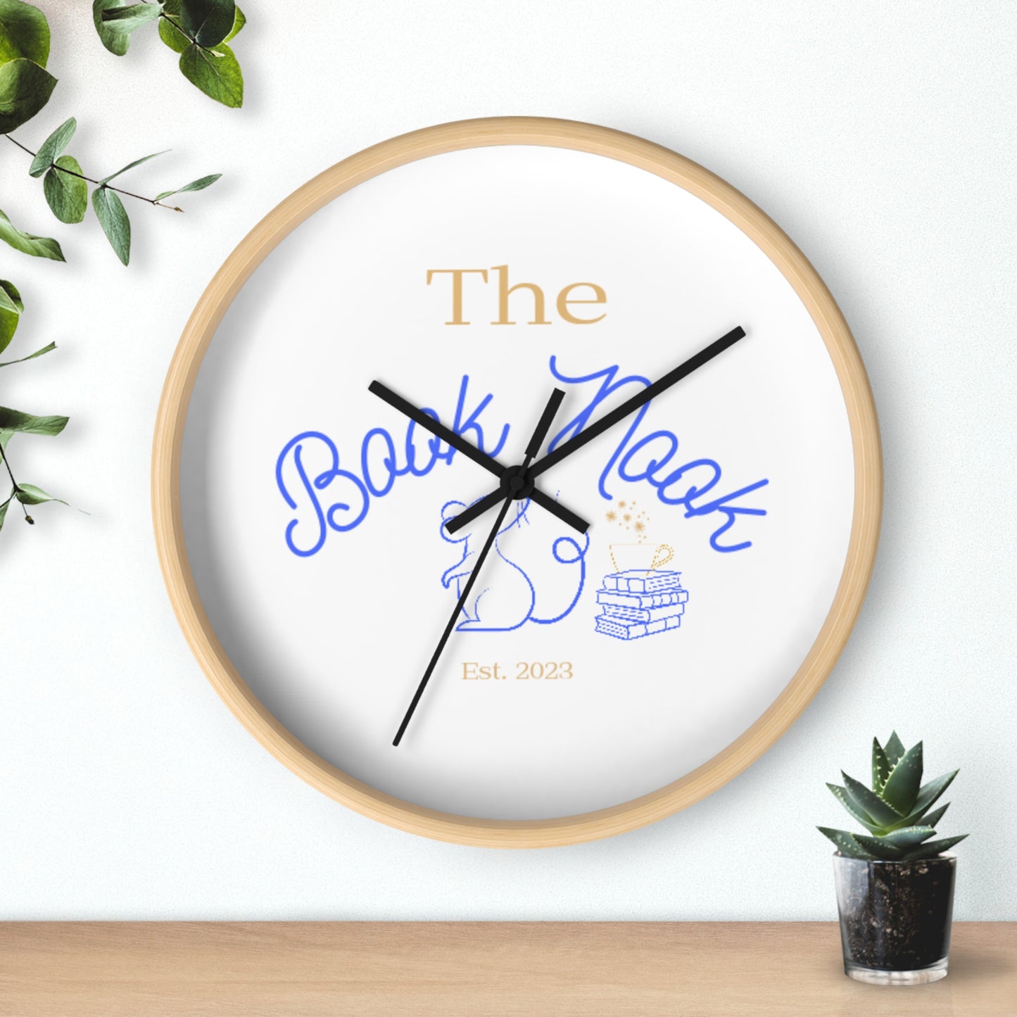 The Book Nook - Wall Clock