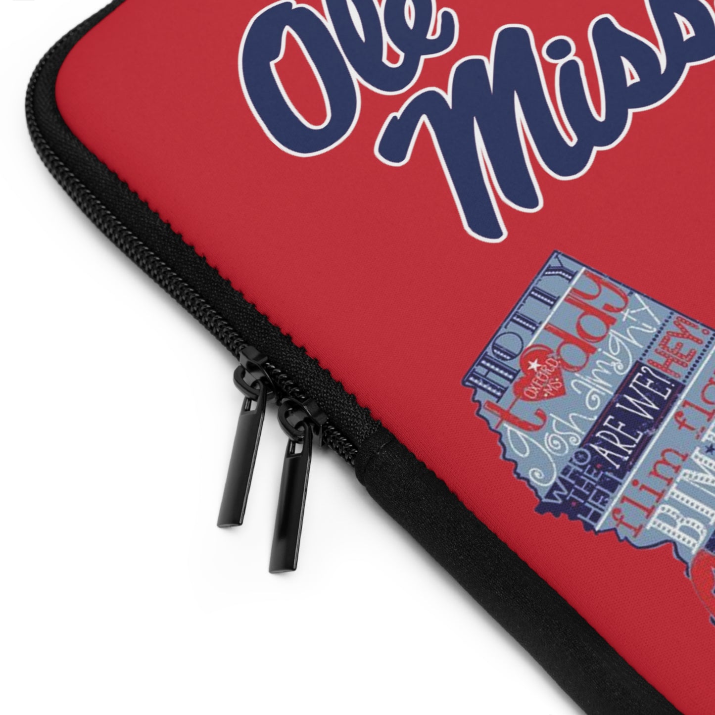 Ole Miss Laptop Sleeve (Red)