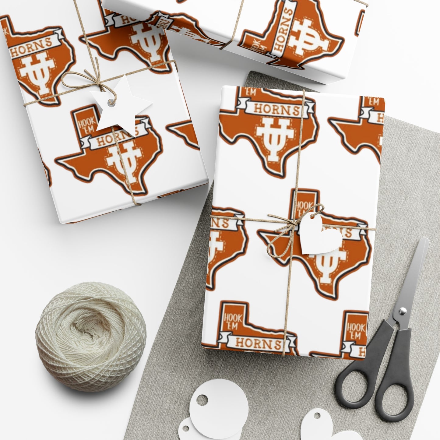 Hook em Horns UT Gift Wrap Papers