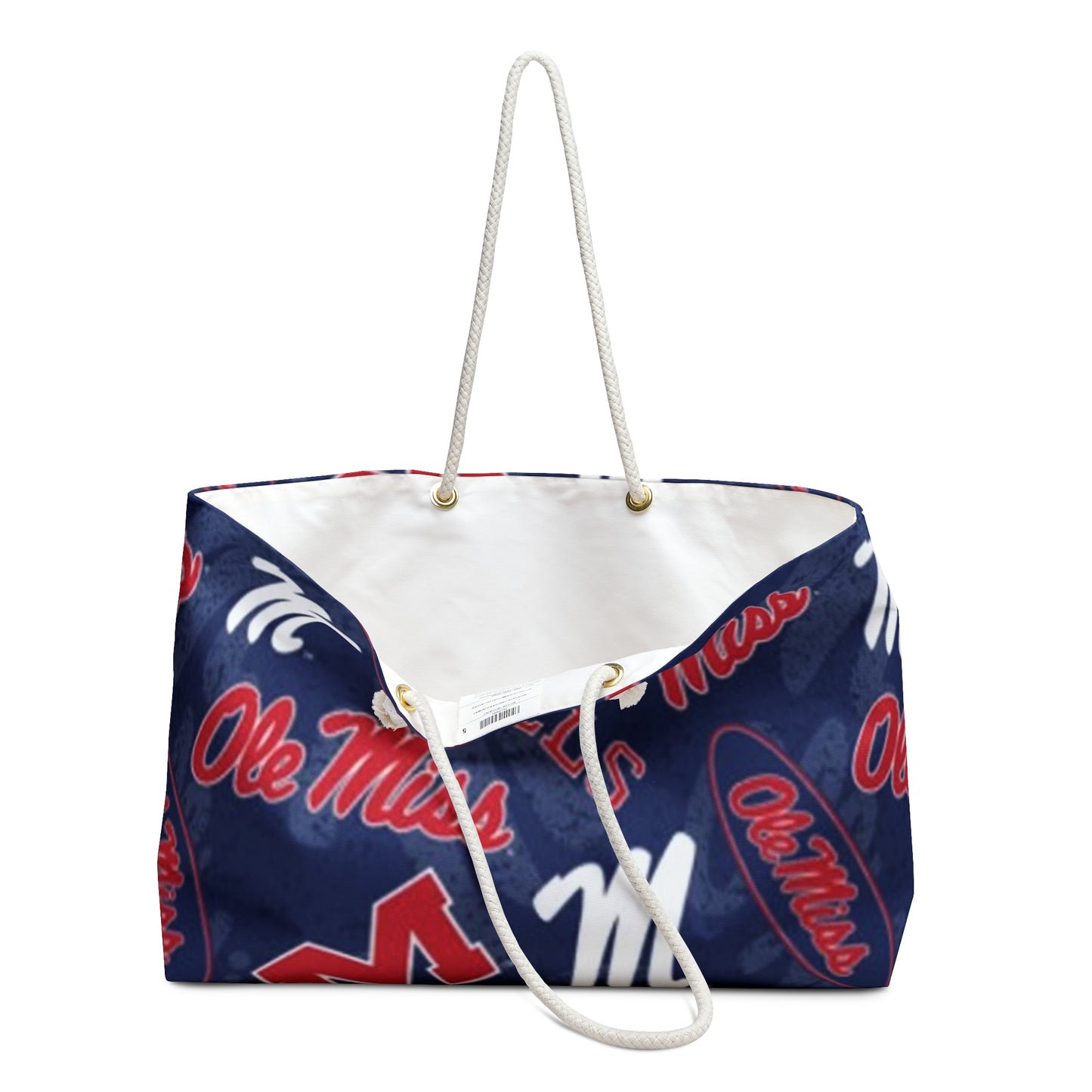 Ole Miss Rebels Weekender Bag | Stylish Travel Tote, College Sports Gift, Beach Bag, Gym Bag, Team Spirit Bag