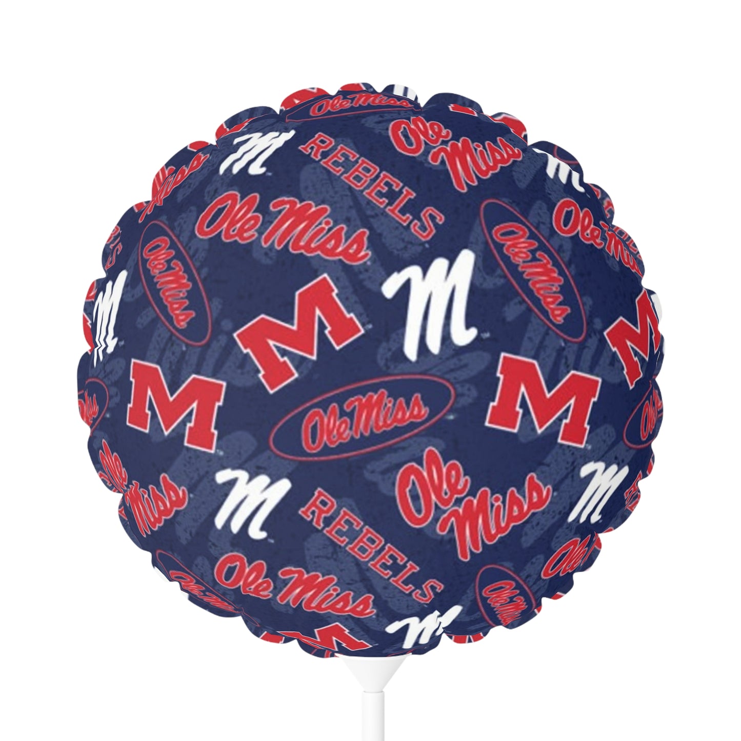 Ole Miss Balloon (Round and Heart-shaped), 11"