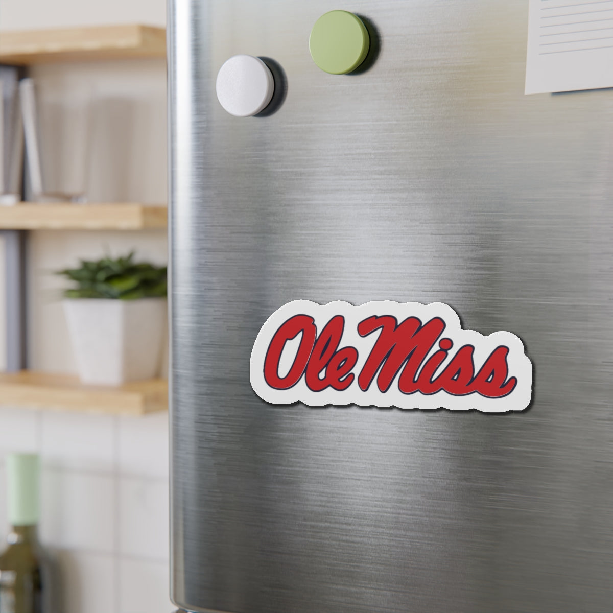 Ole Miss Die-Cut Magnets