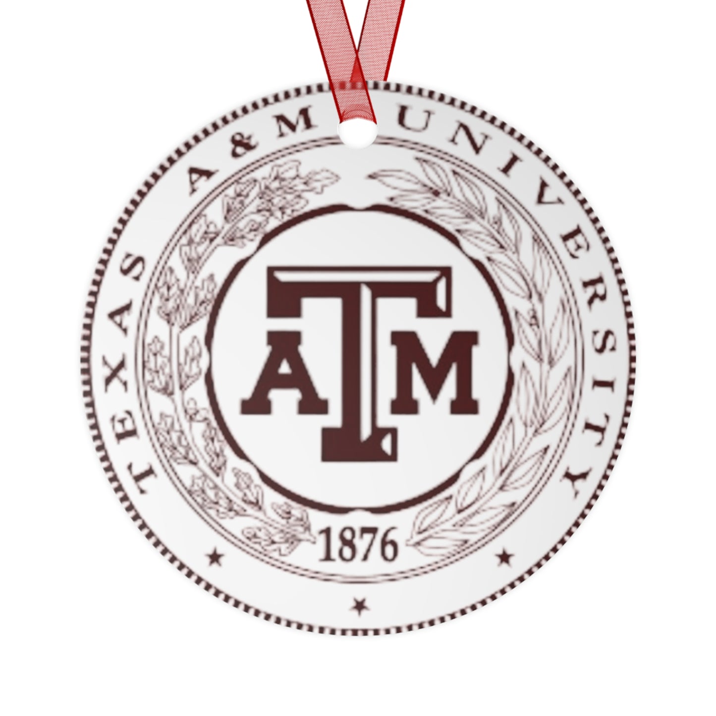 Texas A&M Metal Ornaments