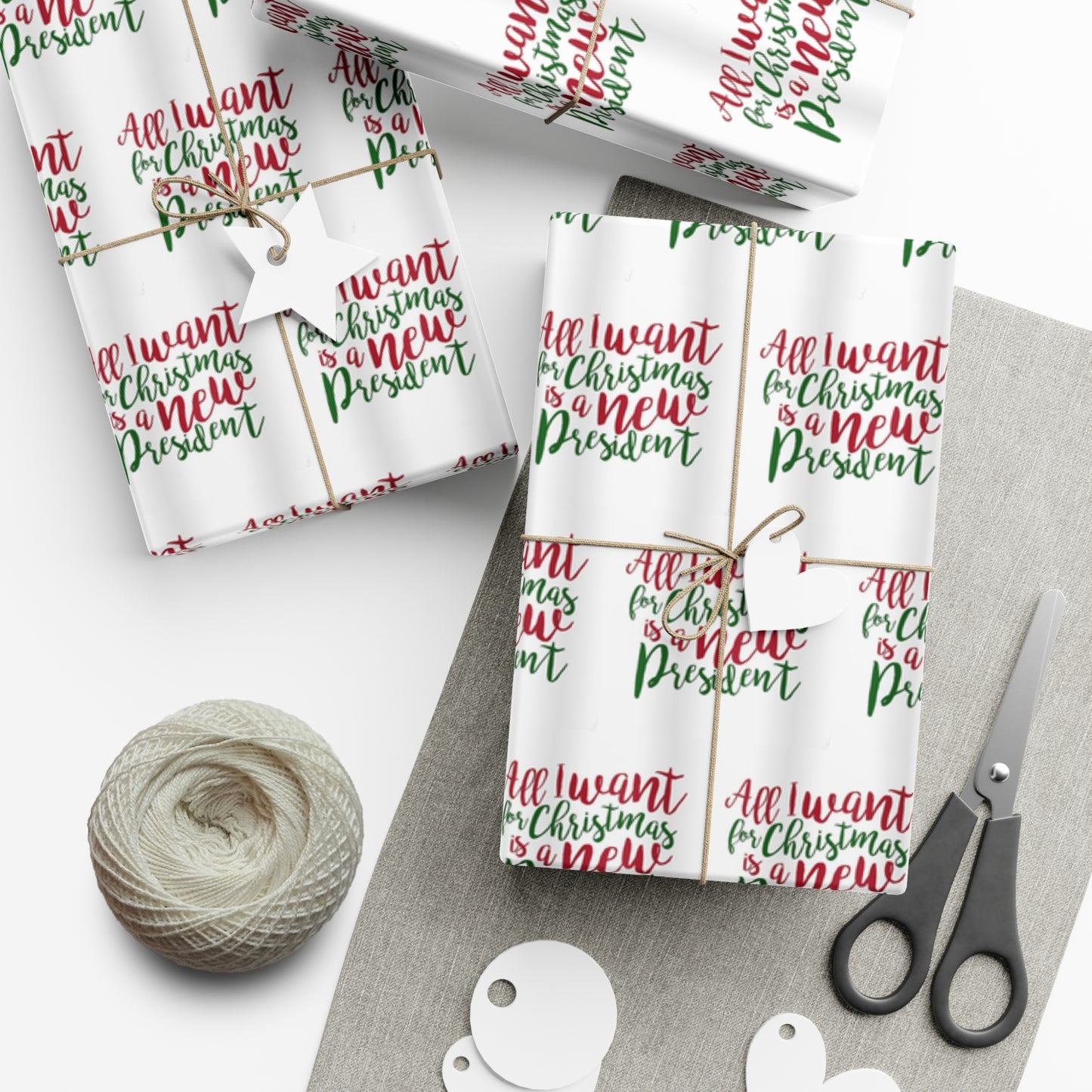 New President Gift Wrap Papers