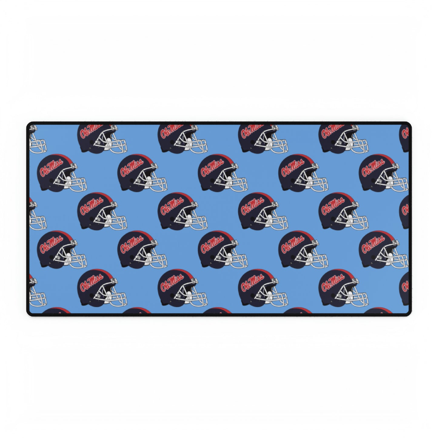 Ole Miss Helmet Desk Mat (Blue)