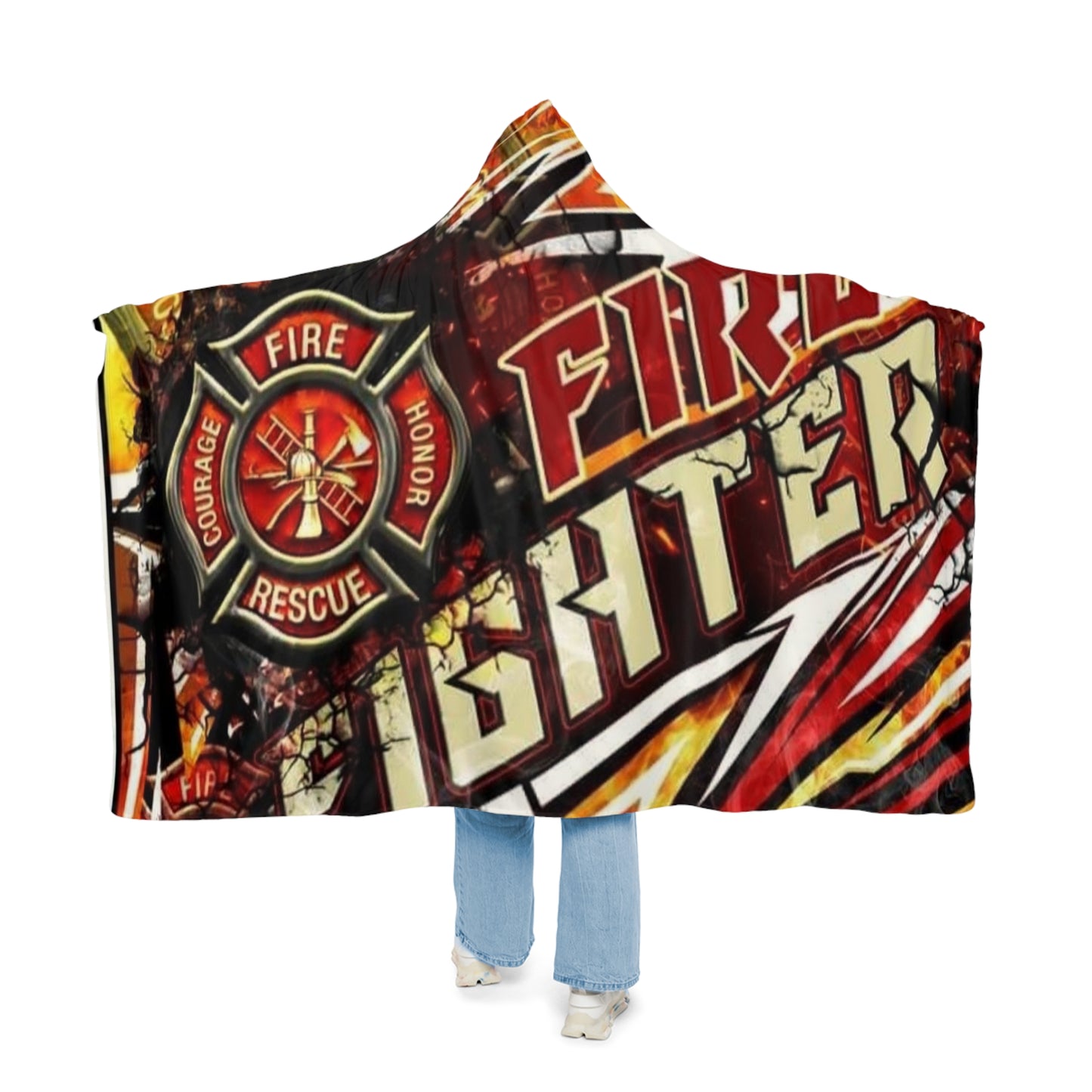 Fire Fighter Snuggle Blanket