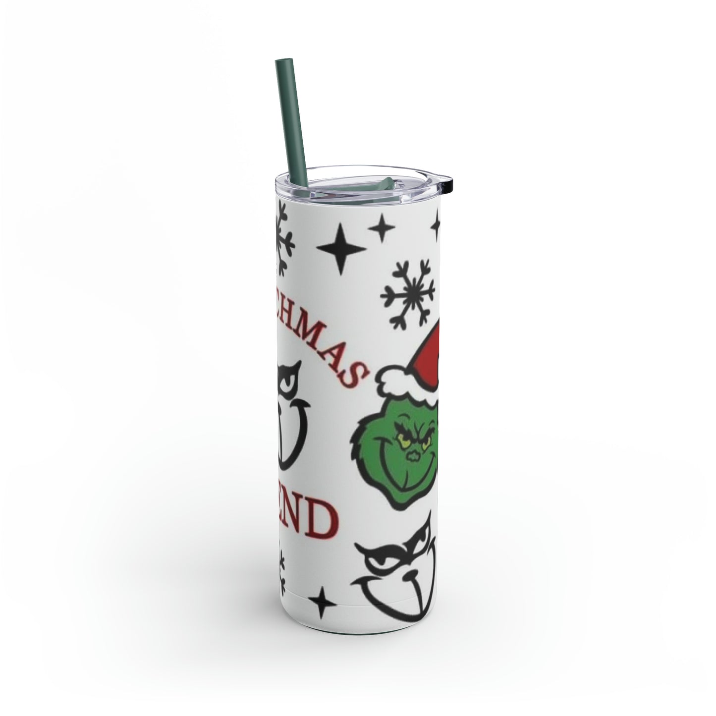Grinchmas Blend Maars Maker Soft Matte Tumbler, 20oz (Rose)