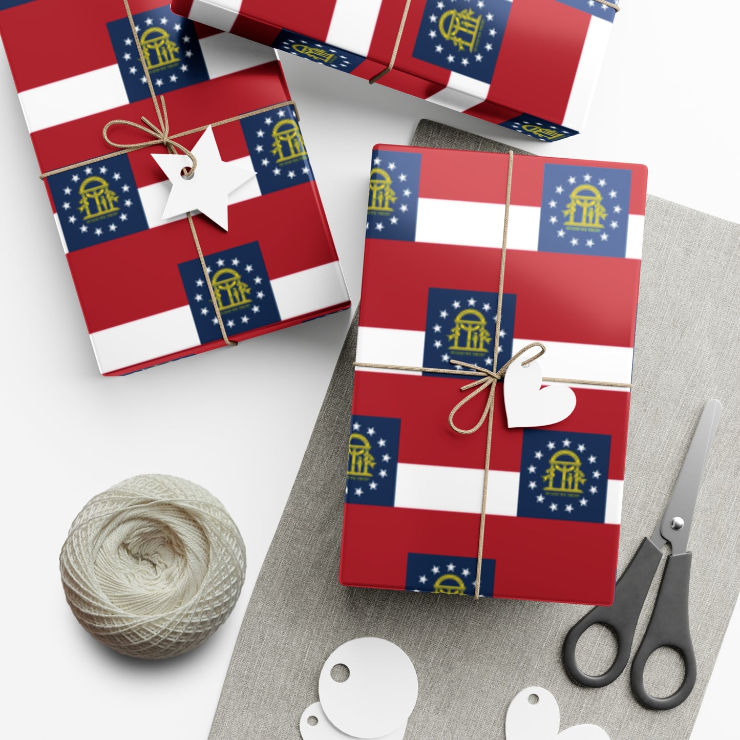 Georgia Flag Gift Wrap Papers