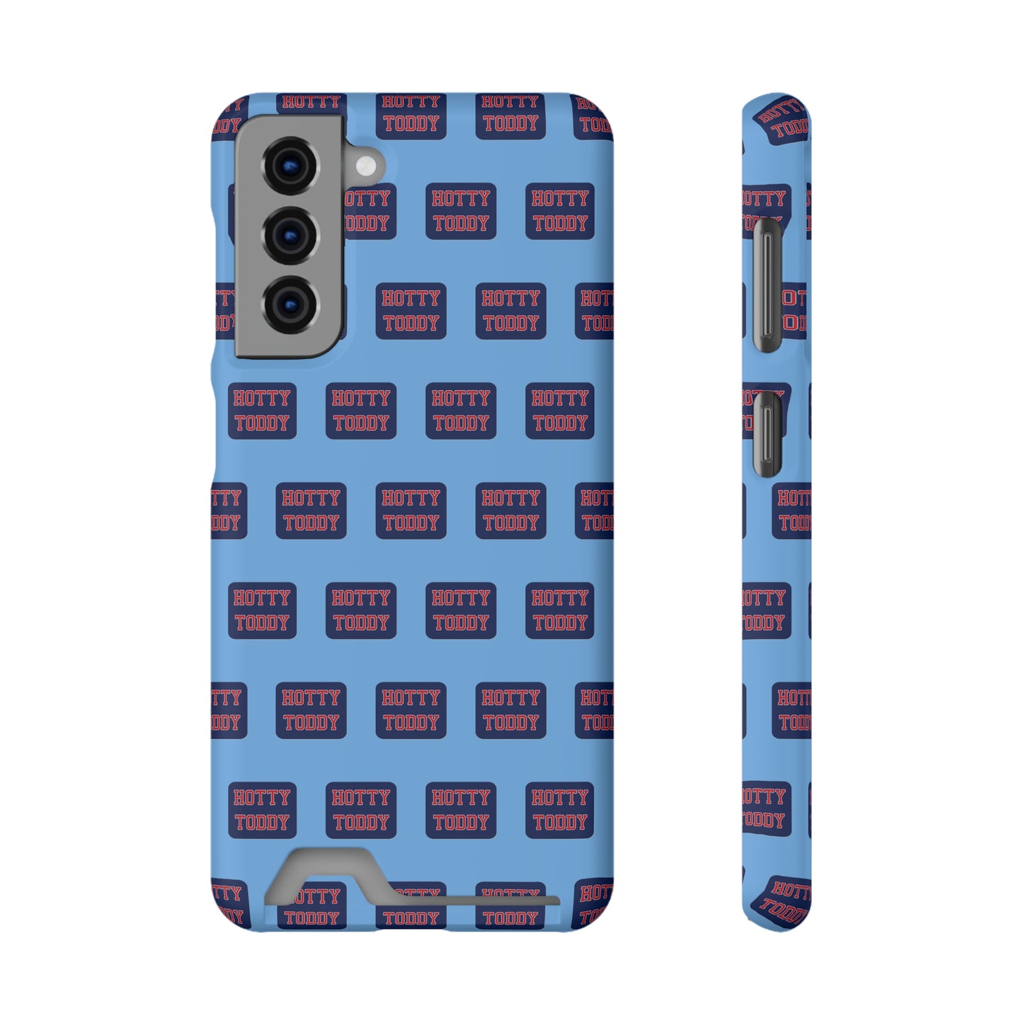 iPhone and Samsung Hotty Toddy (BLUE) Phone Case With Card Holder