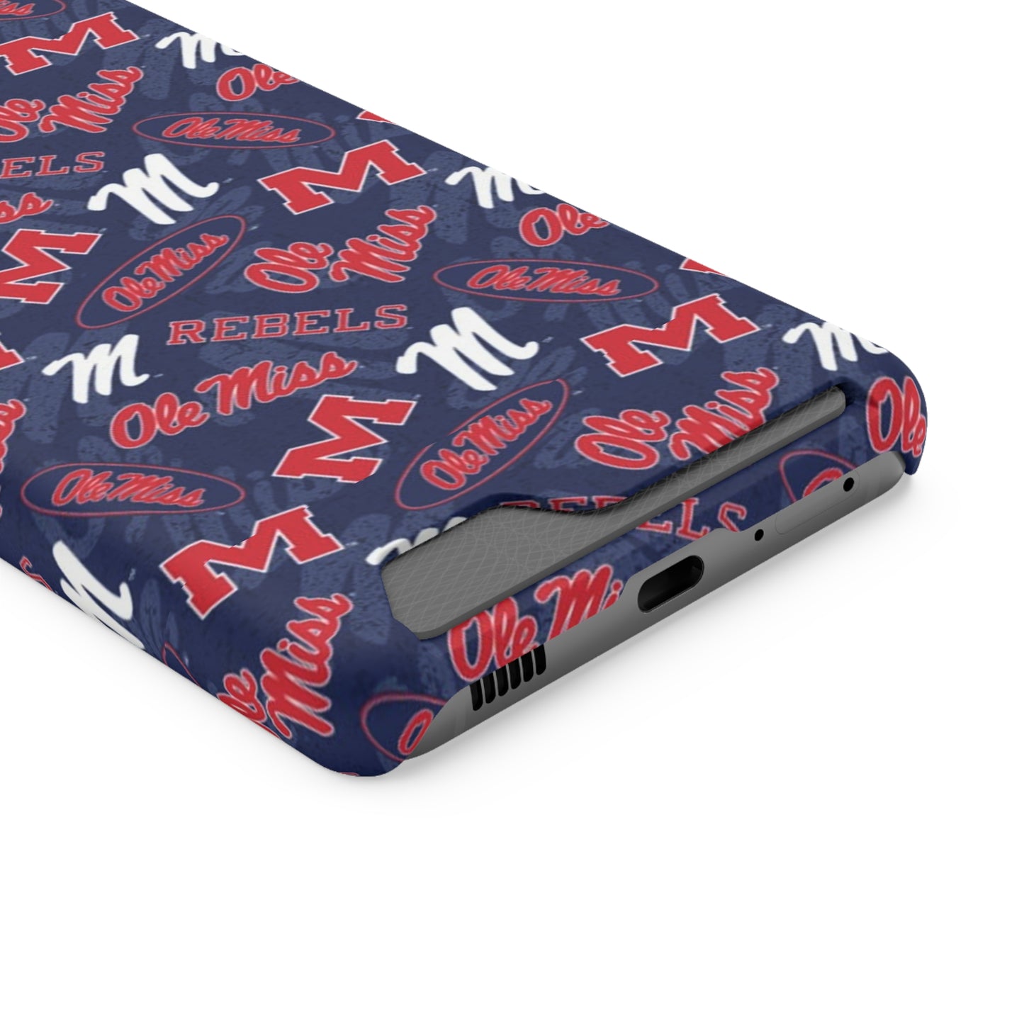 Ole Miss Phone Case With Card Holder