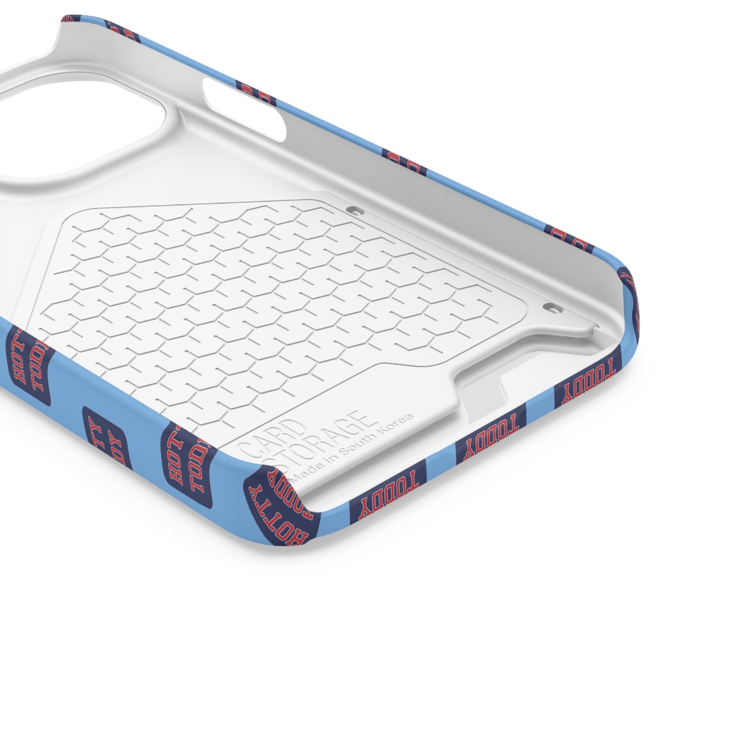 iPhone and Samsung Hotty Toddy (BLUE) Phone Case With Card Holder