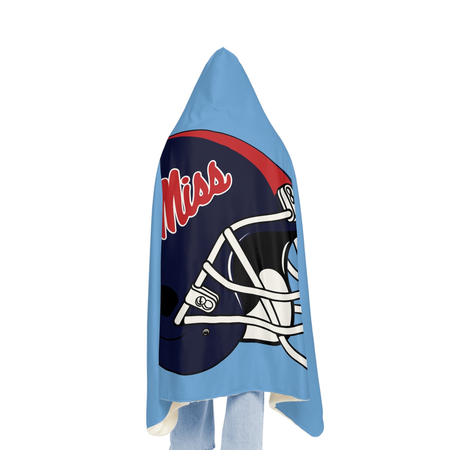 Ole Miss Helmet Snuggle Blanket