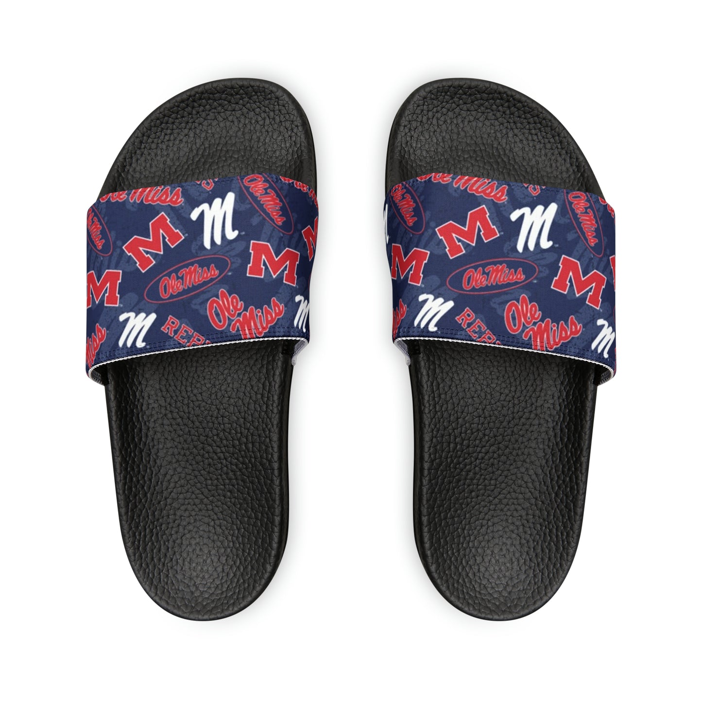 Ole Miss Men's PU Slide Sandals