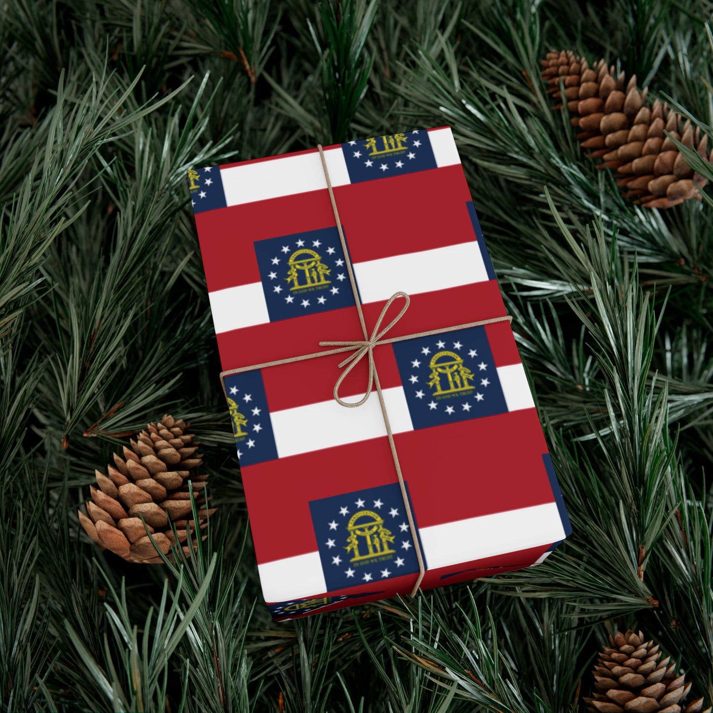 Georgia Flag Gift Wrap Papers