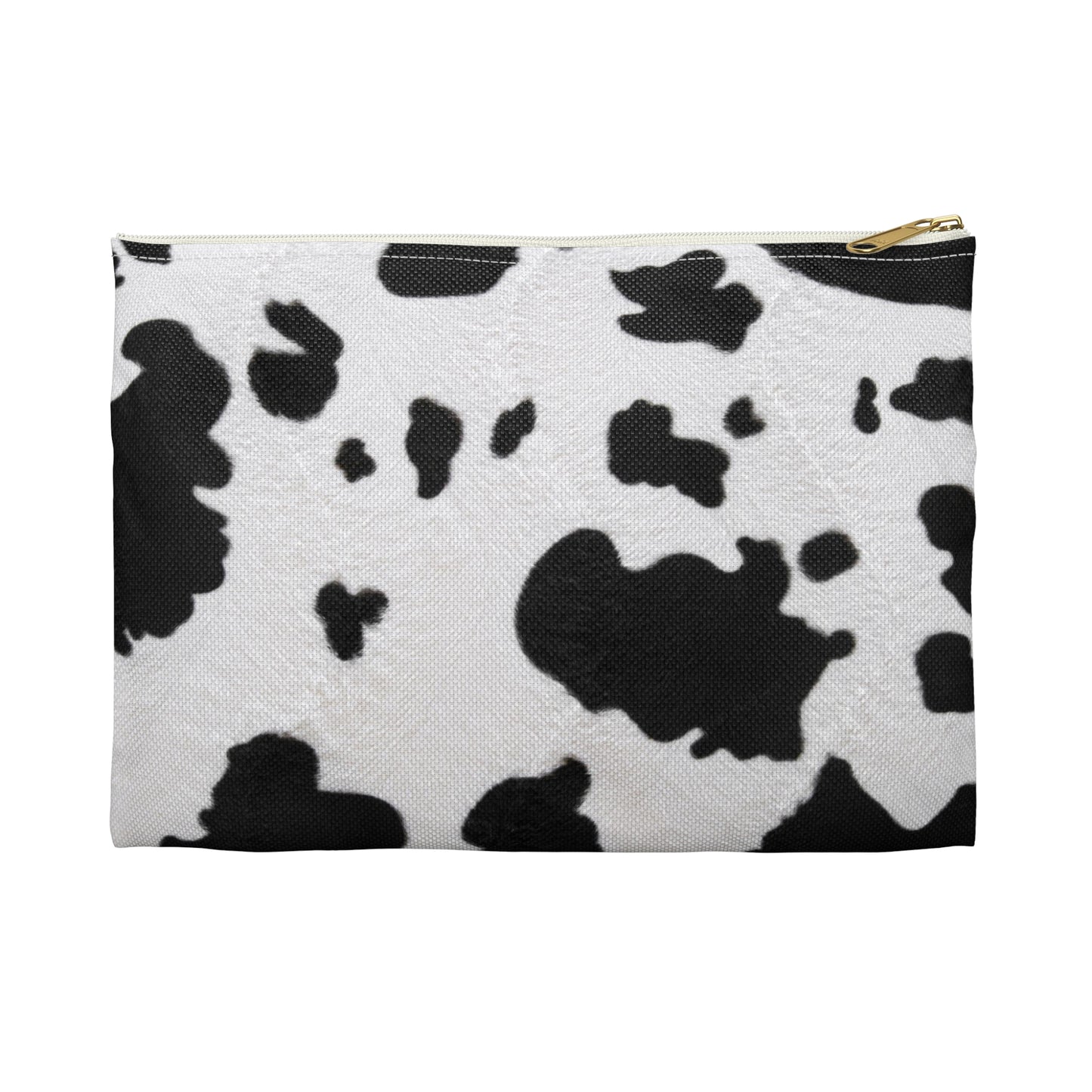 Cow Print Accessory Pouch