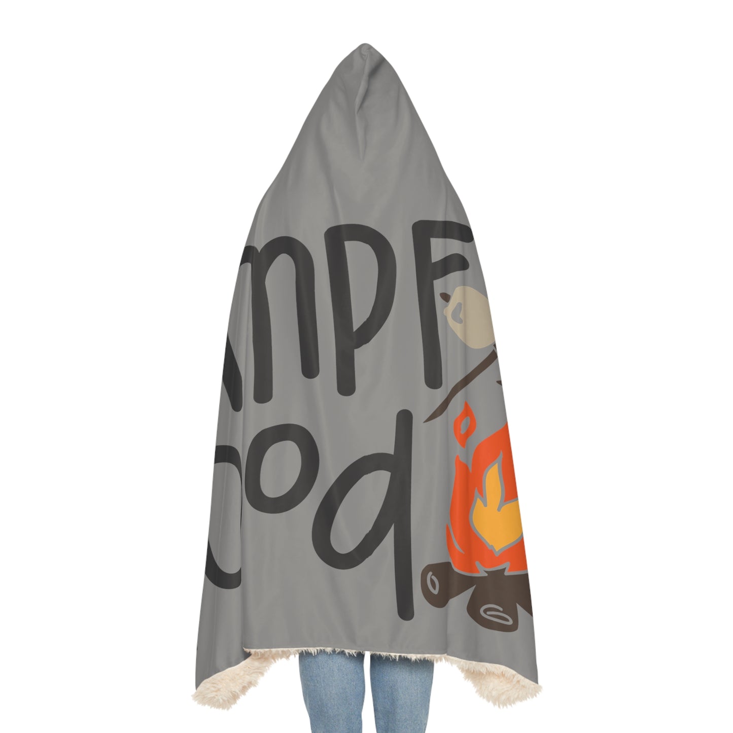 Campfire Hoodie Snuggle Blanket