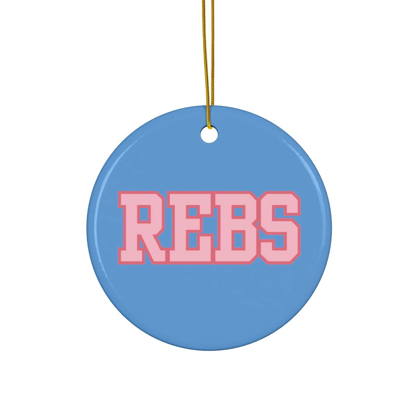 REBS Ceramic Ornaments (1pc, 3pcs, 5pcs, 10pcs) Blue