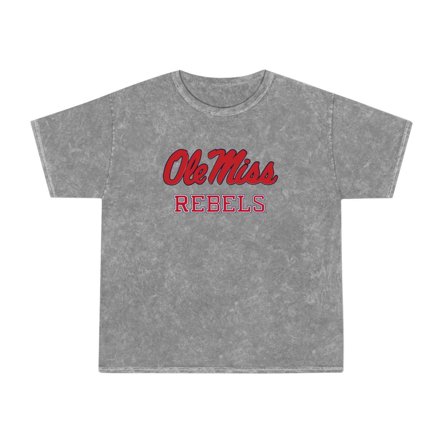 Ole Miss Rebels Unisex Mineral Wash T-Shirt